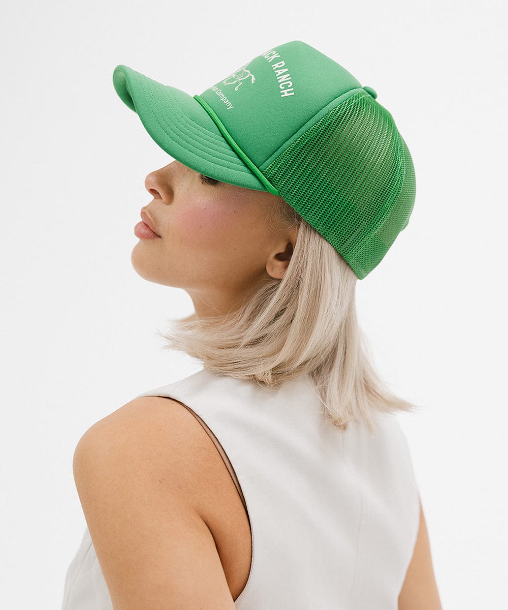Premium Saddleback Ranch Trucker Hat - Durable Mesh Back & Adjustable Fit - Perfect for Outdoor Adventures, Rodeos & Country Lifestyle