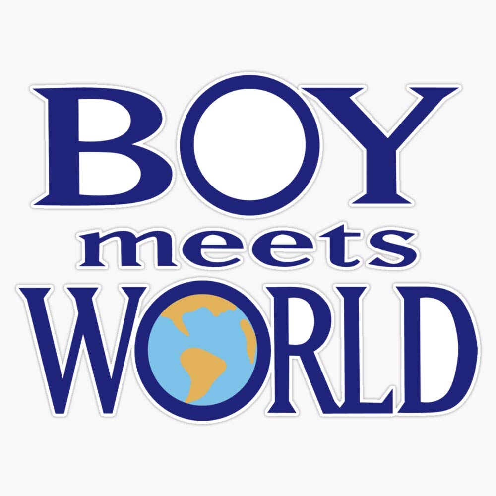 Boy Meets World Vinyl Waterproof Sticker Decal - 5 Inch Durable Car, Laptop, Wall, Window & Bumper Stickers - Perfect for DIY Decor, School Supplies, Gifts & Fan Collections