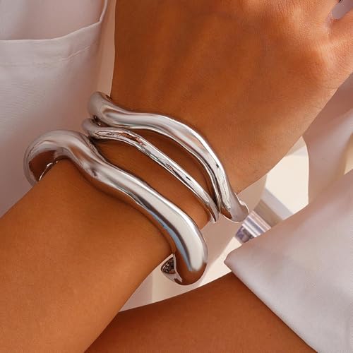 A44:silver bangles