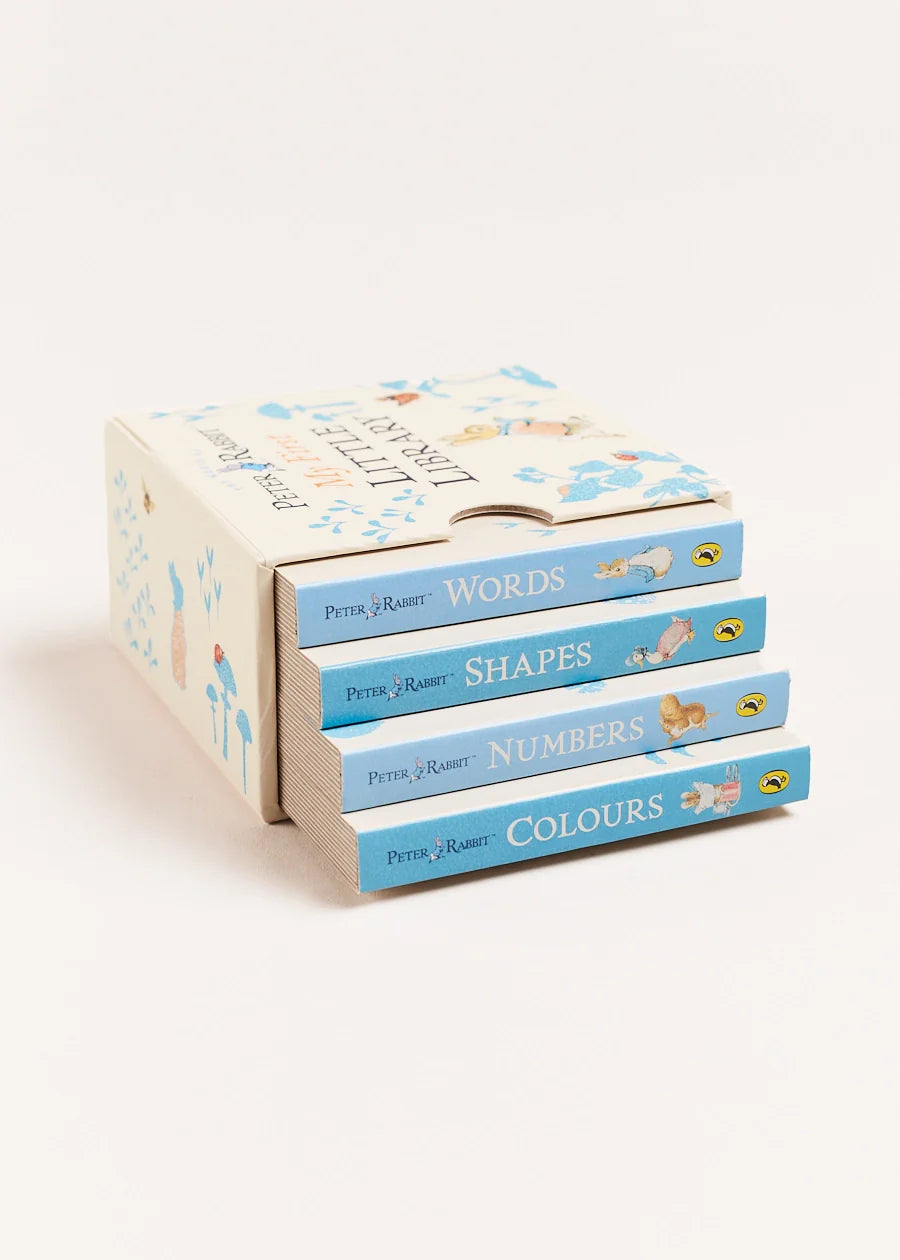 My First Little Library Book Set - Classic White Baby Books for Early Learning & Toddler Education | Perfect for Nursery, Playtime & Bedtime Stories
