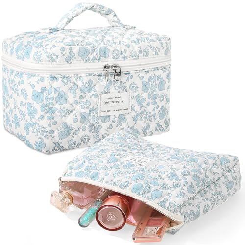 2PCS-Floral Blue