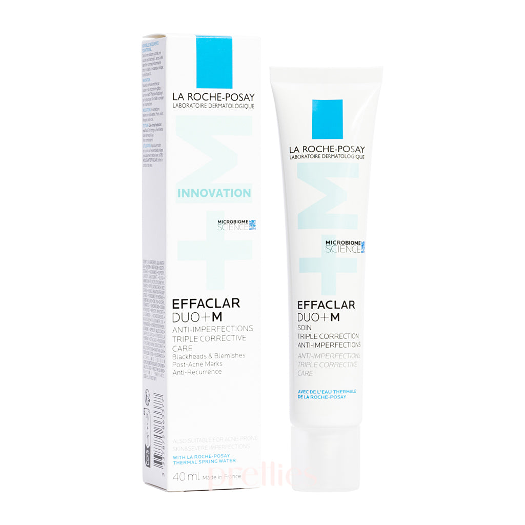 La Roche-Posay Effaclar Duo+ M Anti-Blemish Moisturizer Cream 40ml - Acne Treatment for Oily & Blemish-Prone Skin - Daily Face Moisturizer for Clearer Complexion | Perfect for Morning & Night Skincare Routine
