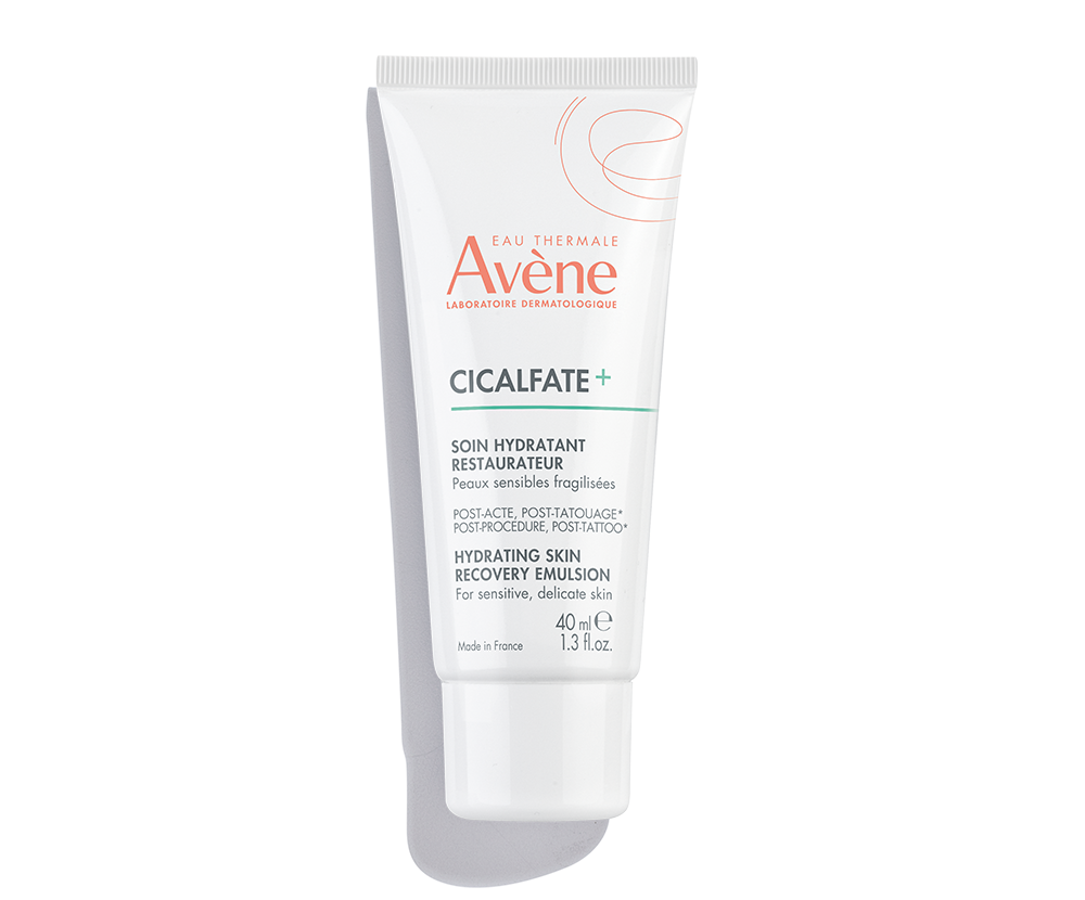 Avene Cicalfate+ Hydrating Emulsion - Soothing & Moisturizing Face Cream for Dry, Sensitive Skin | Post-Procedure Care & Daily Hydration