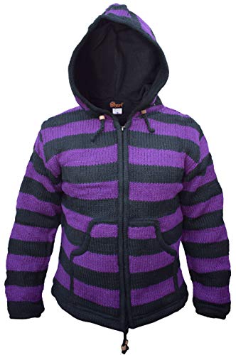 Purple Black Stripy