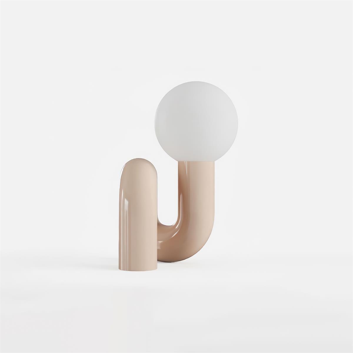 Modern N-Shaped Glass Table Lamp - Elegant Home & Office Lighting for Bedroom, Living Room, and Workspace Decor