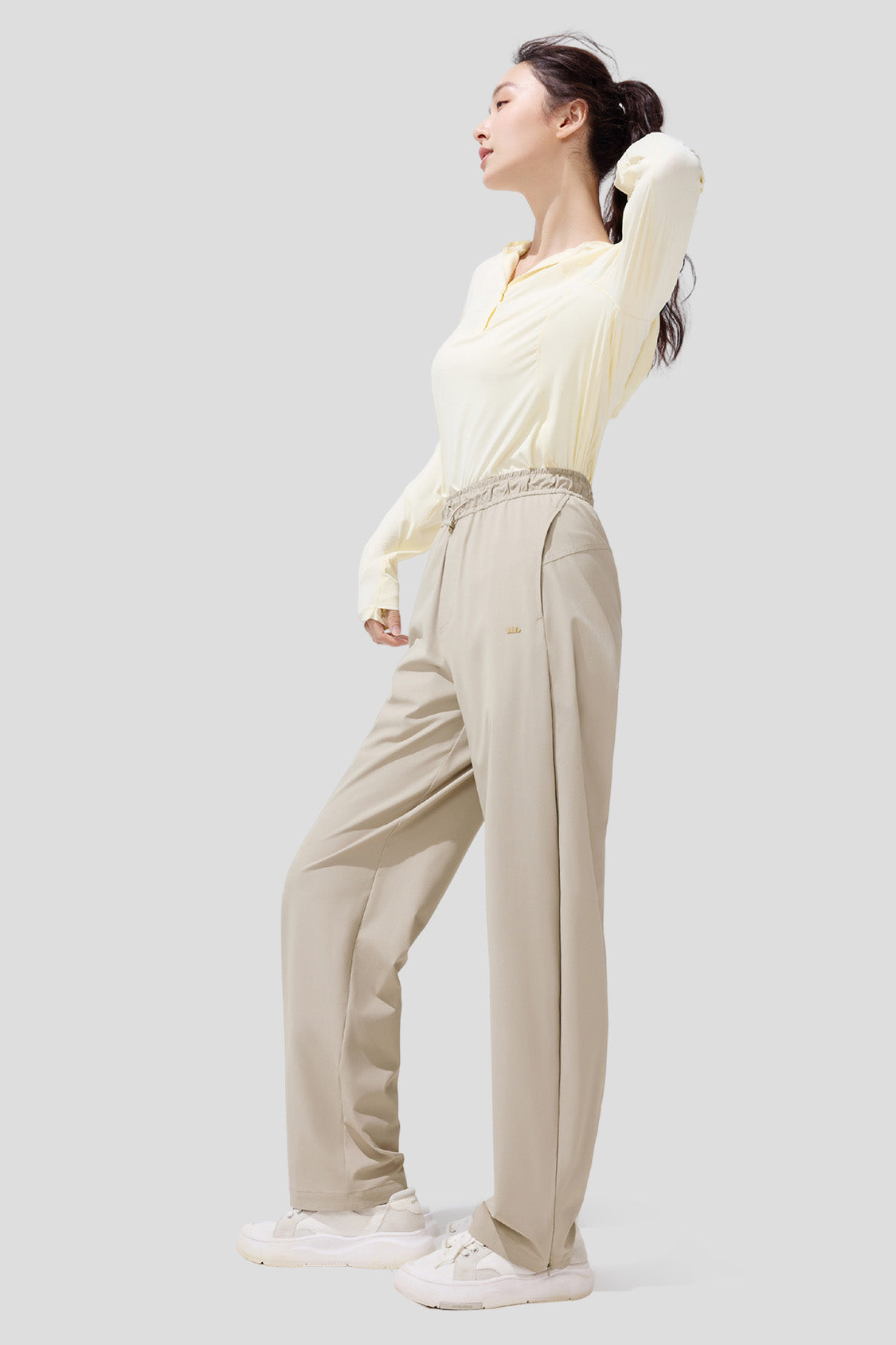 Breeze Women's Loose Sun Pants UPF100+ - Lightweight Quick-Dry Beach Pants for Summer Outdoor Activities, Yoga, Travel & Vacation