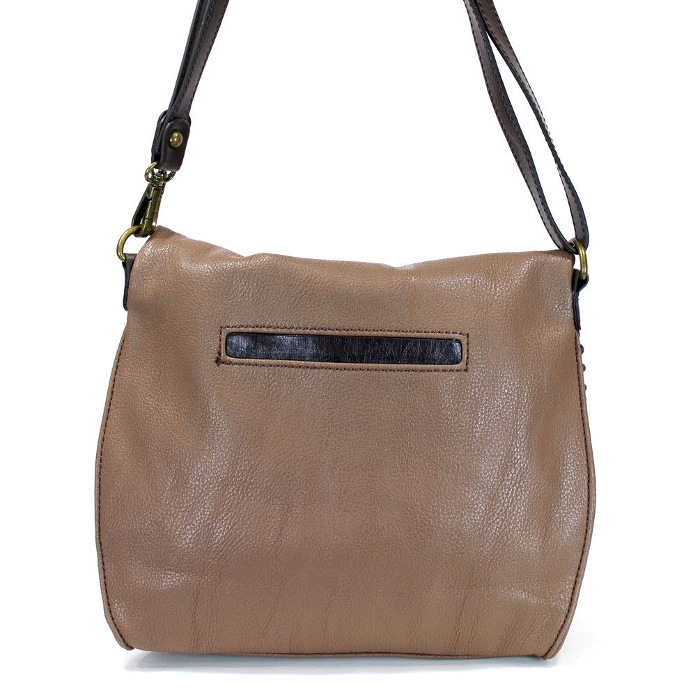 Stylish Brown Crossbody Bag with Flap Top & Zipper - Women's Fashion Shoulder Handbag for Everyday Use, Travel & Shopping