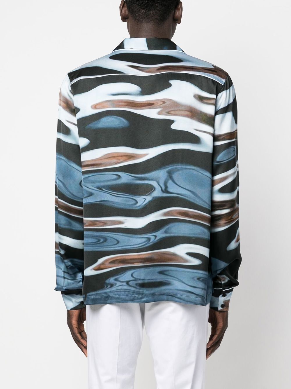 BLUE SKY INN Clear Blue Shirts for Men - Casual Comfort Wear for Everyday Outings & Travel