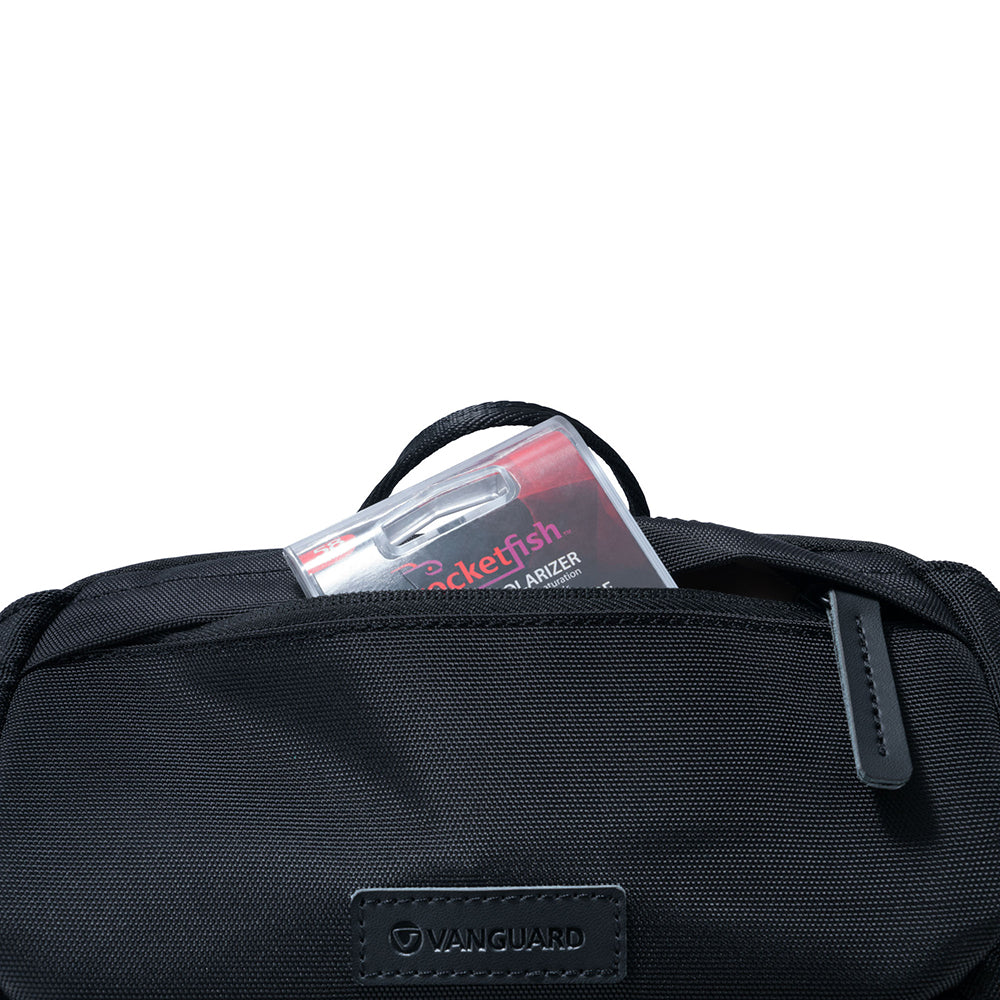 VEO GO 24M BK Professional Shoulder Camera Bag for DSLR & Mirrorless Cameras - Waterproof & Durable Black Photography Bag - Perfect for Travel, Hiking, and Outdoor Photography