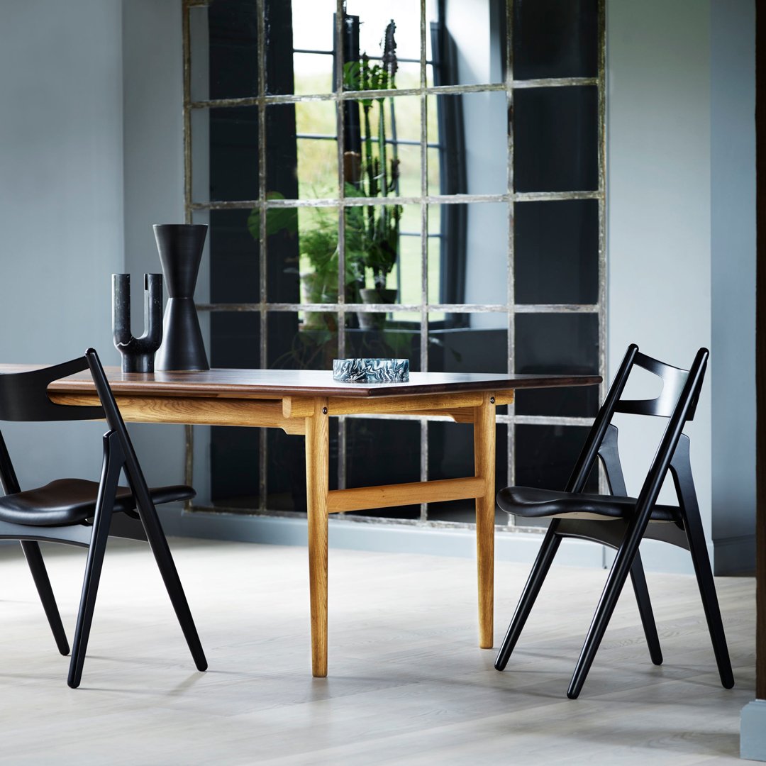 CH29P Sawbuck Chair - Modern Wooden Dining Chair in Multiple Colors | Perfect for Dining Rooms, Kitchens & Home Offices