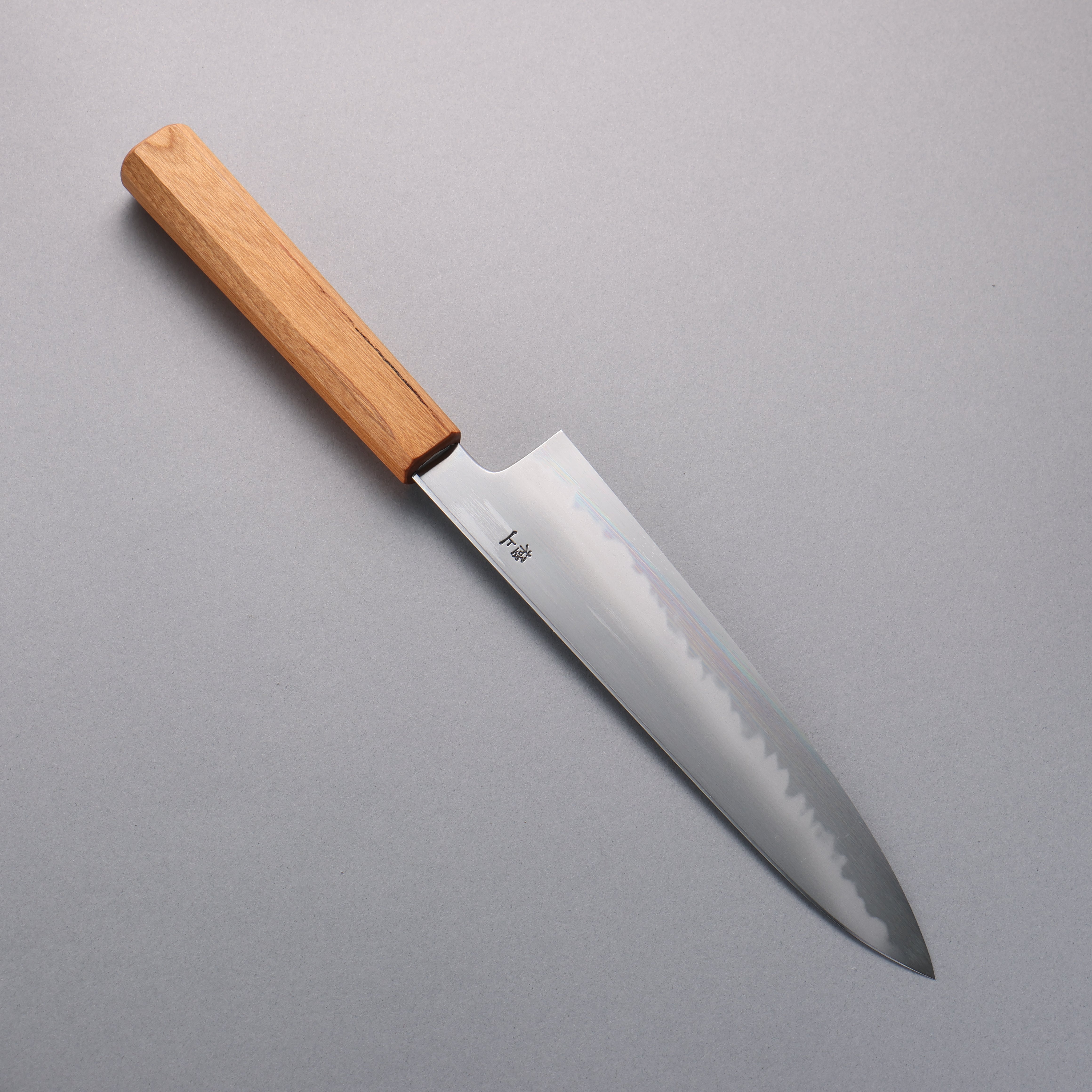 Premium Kagekiyo White Steel No.2 Gyuto 210mm Japanese Chef Knife - Cherry Wood Handle with Protective Sheath - Perfect for Sushi, Meat Slicing & Professional Kitchen Use