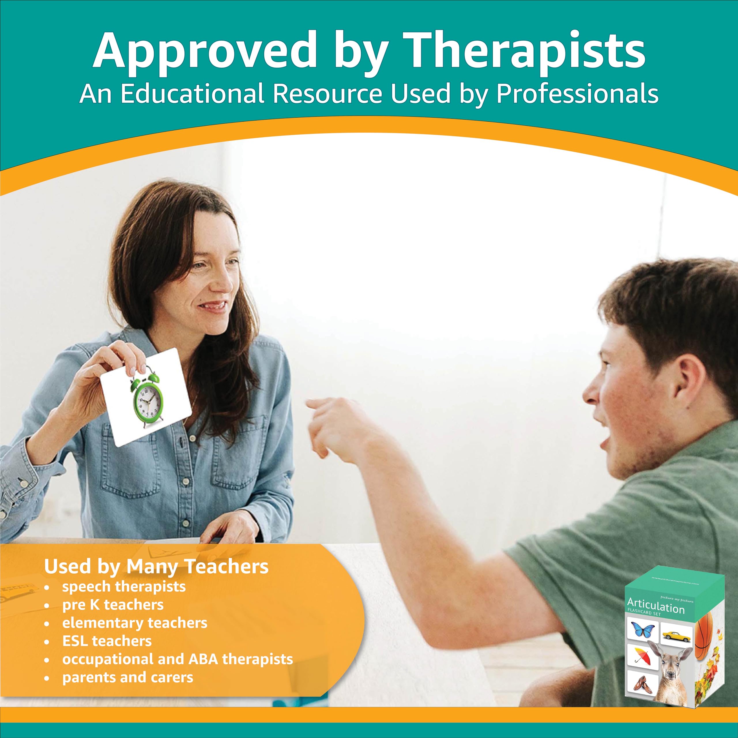 Articulated Flash Cards | Speech Therapy Materials | Autism Learning Tools | ESL Teaching Resources for Kids - Perfect for Classroom, Homeschool & Special Education