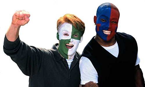 Ruby Red Face Paint Set - 2ML X 3 Colors | Waterproof & Safe for Skin | Perfect for Arizona State College Sports, Halloween & Cosplay