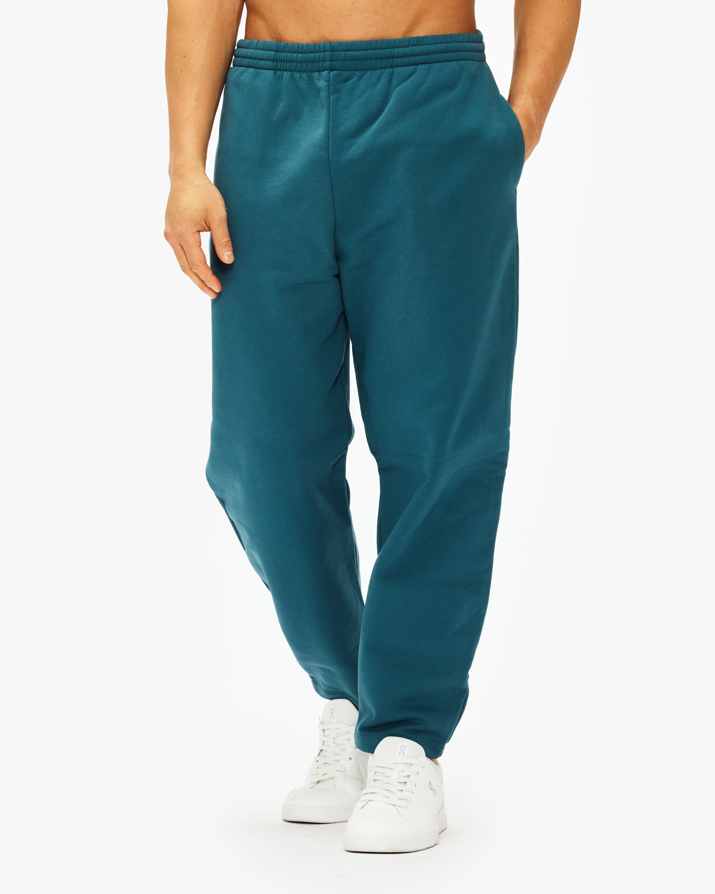 Pangaia Men's Heavyweight Barrel Leg Trackpants - Comfortable Jogger Pants for Running, Gym & Casual Wear