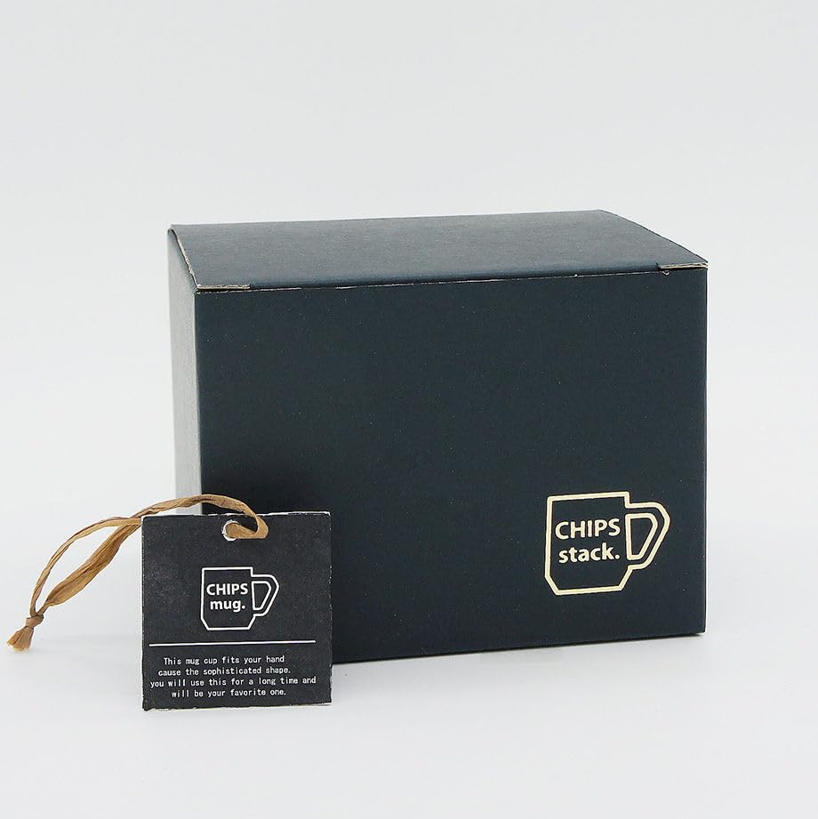 Stackable Ceramic Coffee Mug and Tea Cup - 9.5 Oz, Dishwasher & Microwave Safe, Khaki - Perfect for Home, Office, and Gifts