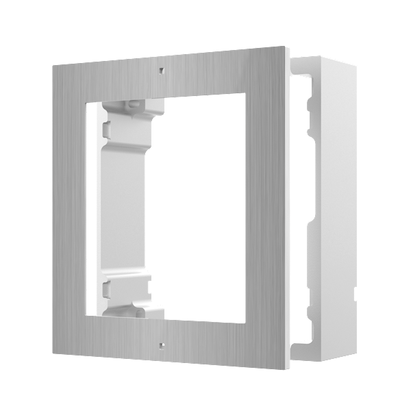 DS KD ACW1/S Modular Intercom Wall Mount Frame - 1 Module Stainless Steel for Home & Office Security Systems