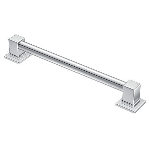 Moen 90 Degree 42-Inch Grab Bar in Chrome - YG8842CH - Bathroom Safety Handle for Seniors & ADA Compliance - Perfect for Showers, Bathtubs & Toilets