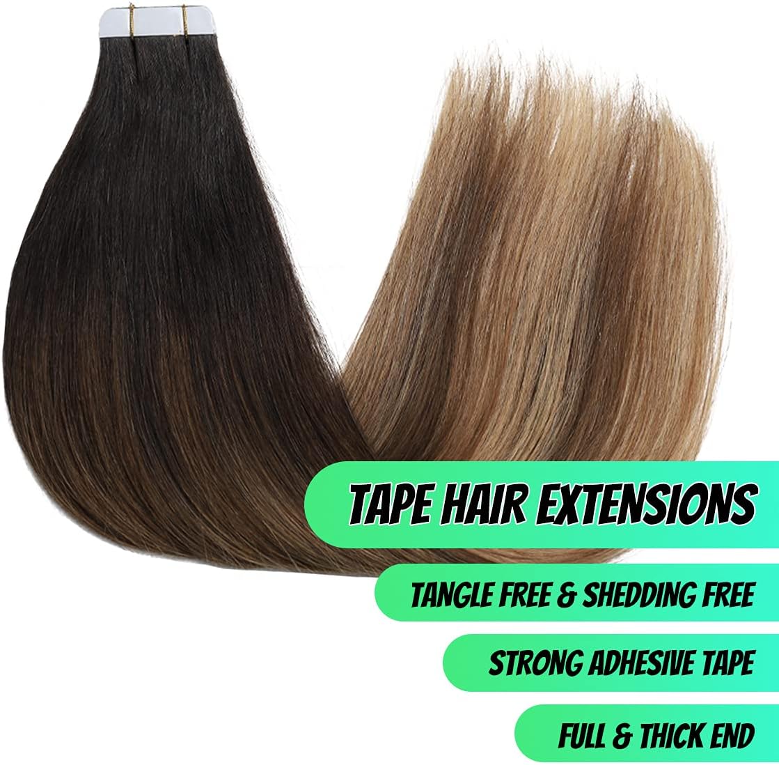 Seamless Skin Weft Tape for Human Hair Extensions - Invisible Hair Integration for Natural Look | Perfect for Daily Wear, Special Occasions & Styling