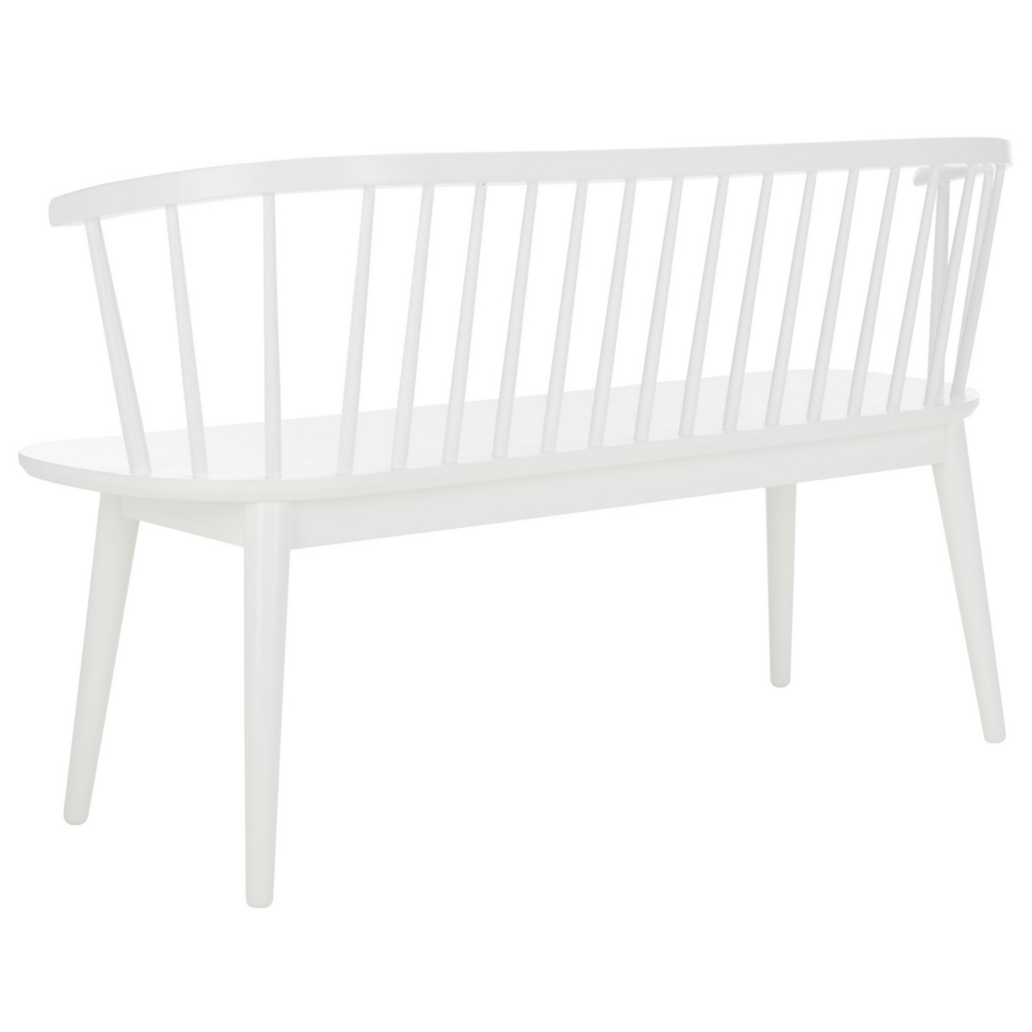 Blanchard Spindle Bench - Solid Wood Entryway Seating with Carved Details | Perfect for Hallway, Bedroom, or Living Room Décor