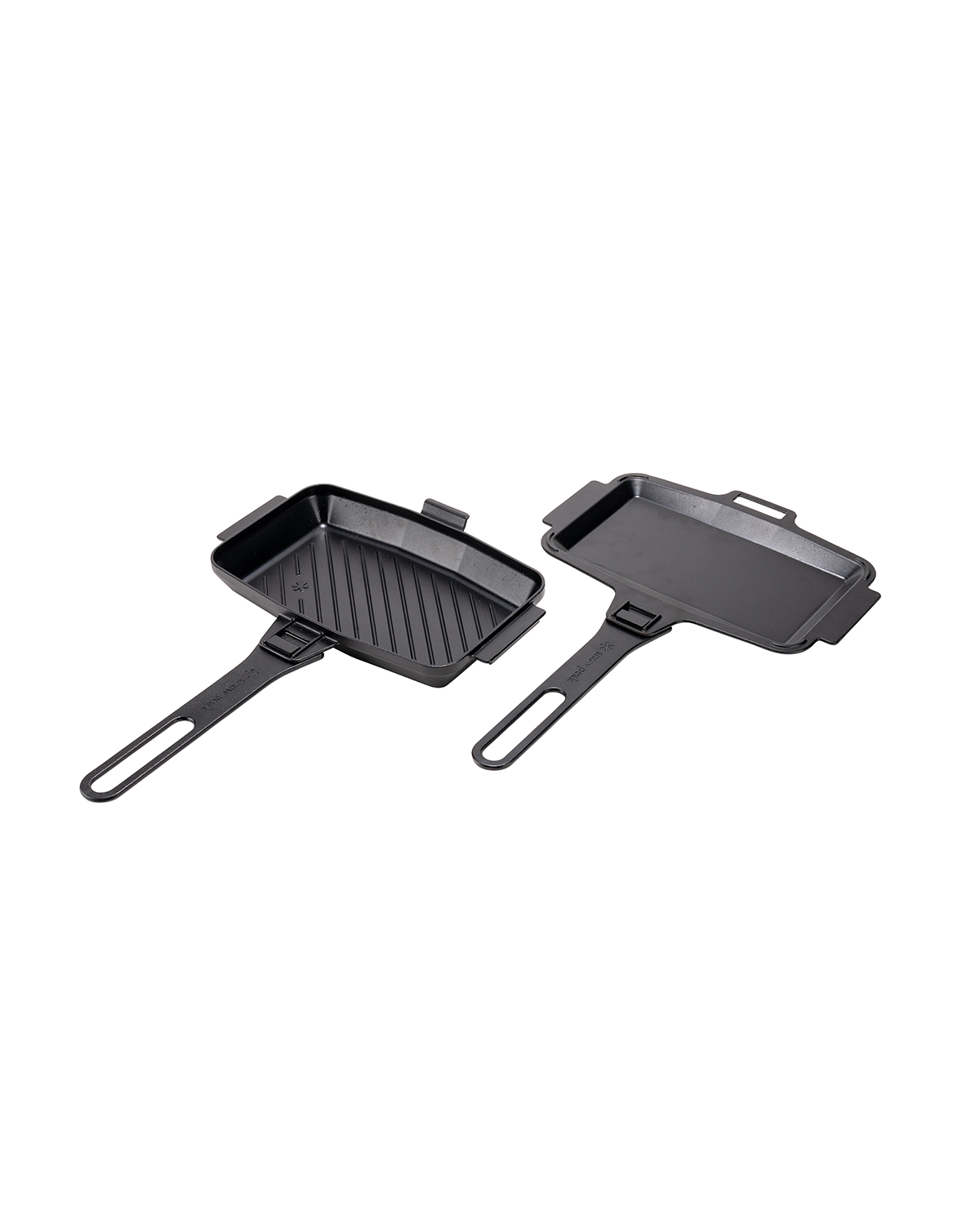 Premium Cast Iron Sandwich Press & Grill Pan - Perfect for Paninis, Grilled Cheese, and Breakfast Sandwiches at Home or Camping