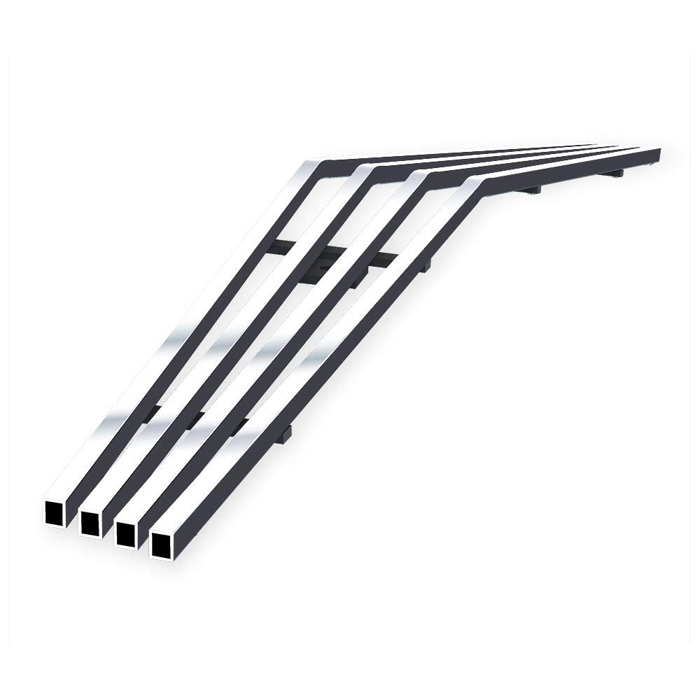 APS Compatible with Cadillac CTS 2008-2013 Lower Bumper Stainless Steel Chrome Horizontal Billet Front Grille Insert S18-A85256A - Upgrade Your Car's Style for Street Shows & Daily Driving