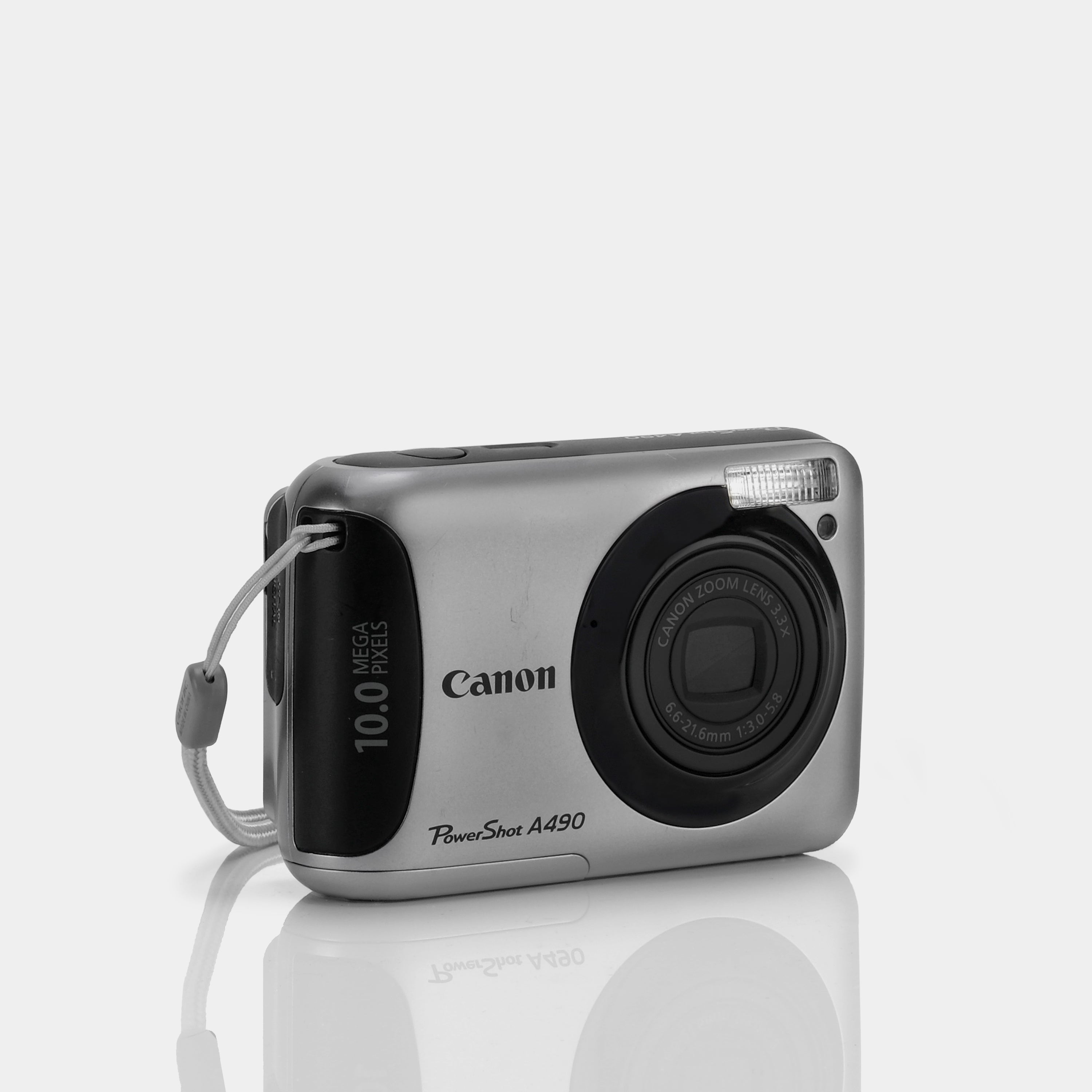 Canon PowerShot A490 Digital Camera - 10MP, 3.3x Optical Zoom, 2.5