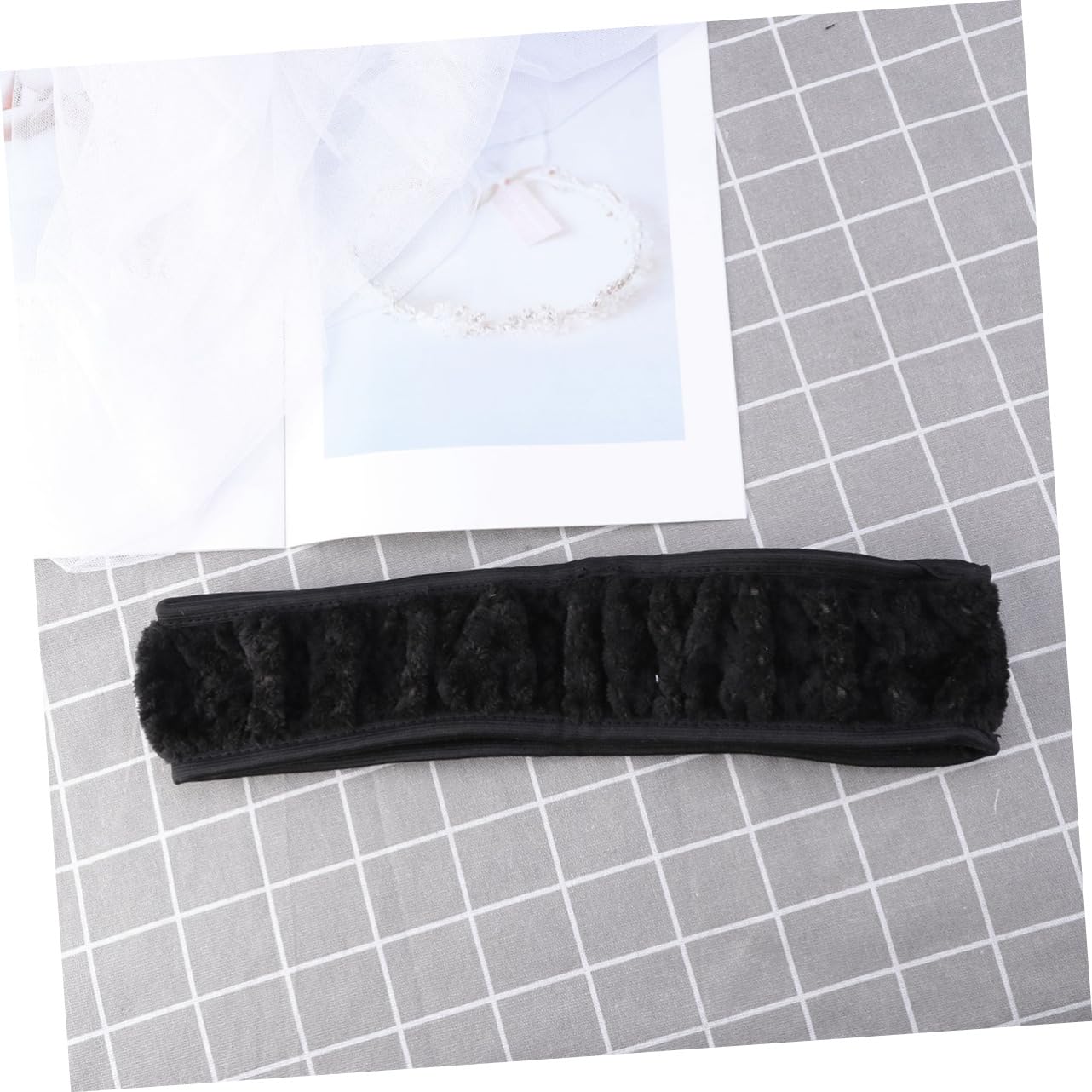 VICASKY Black Elastic Car Steering Wheel Cover 36-38cm (14-15 inches) - Stylish, Non-Slip, Easy to Install for Comfort & Safety - Perfect for Daily Commute, Road Trips & Winter Driving