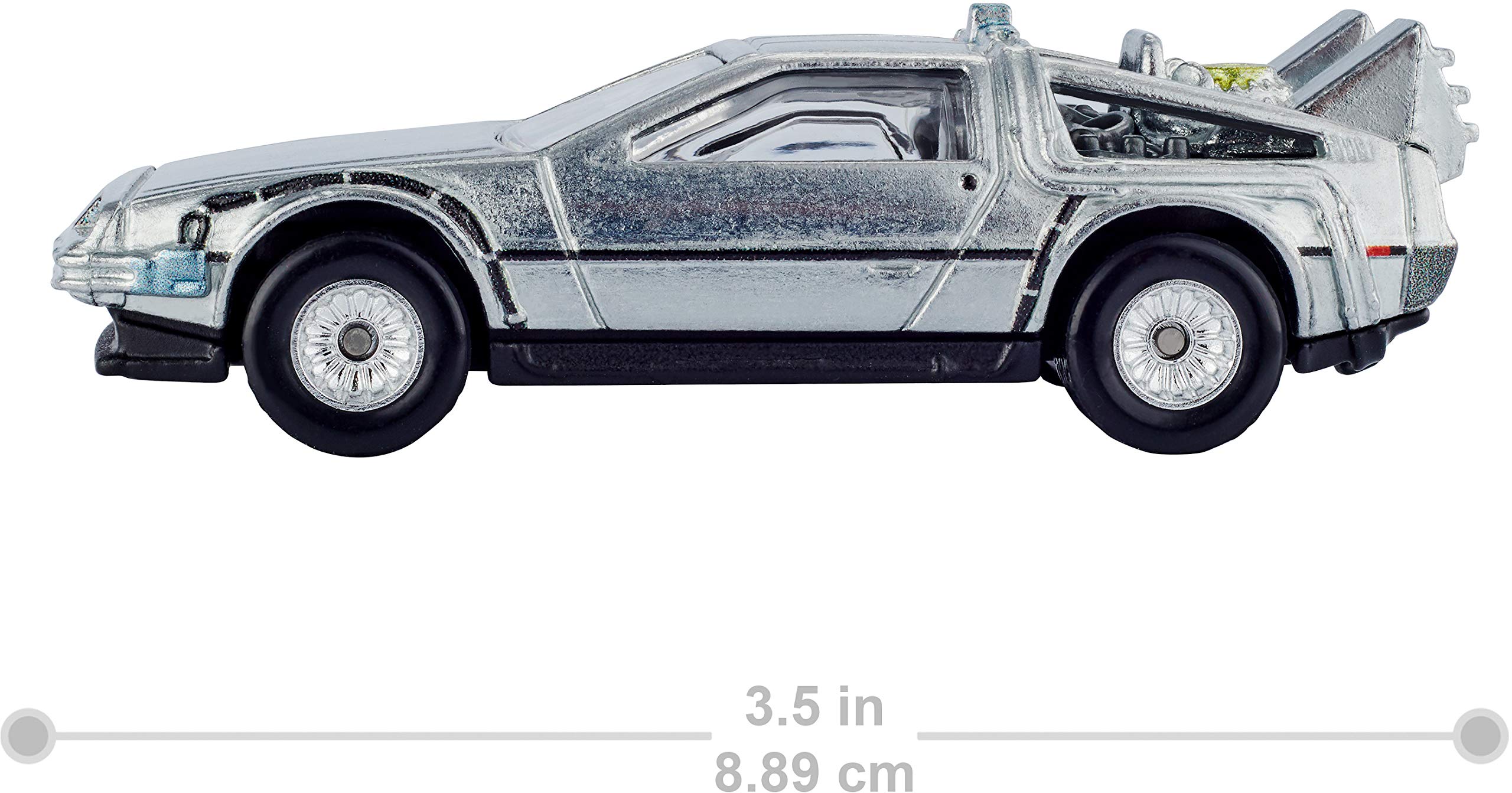 Hot Wheels Back to The Future 35th Anniversary Delorean Time Machine Die-Cast Model Car - Limited Edition Collectible Toy for Adults & Kids - Perfect Gift for Movie Fans & Car Collectors - Great for Display, Play, and Nostalgic Decor