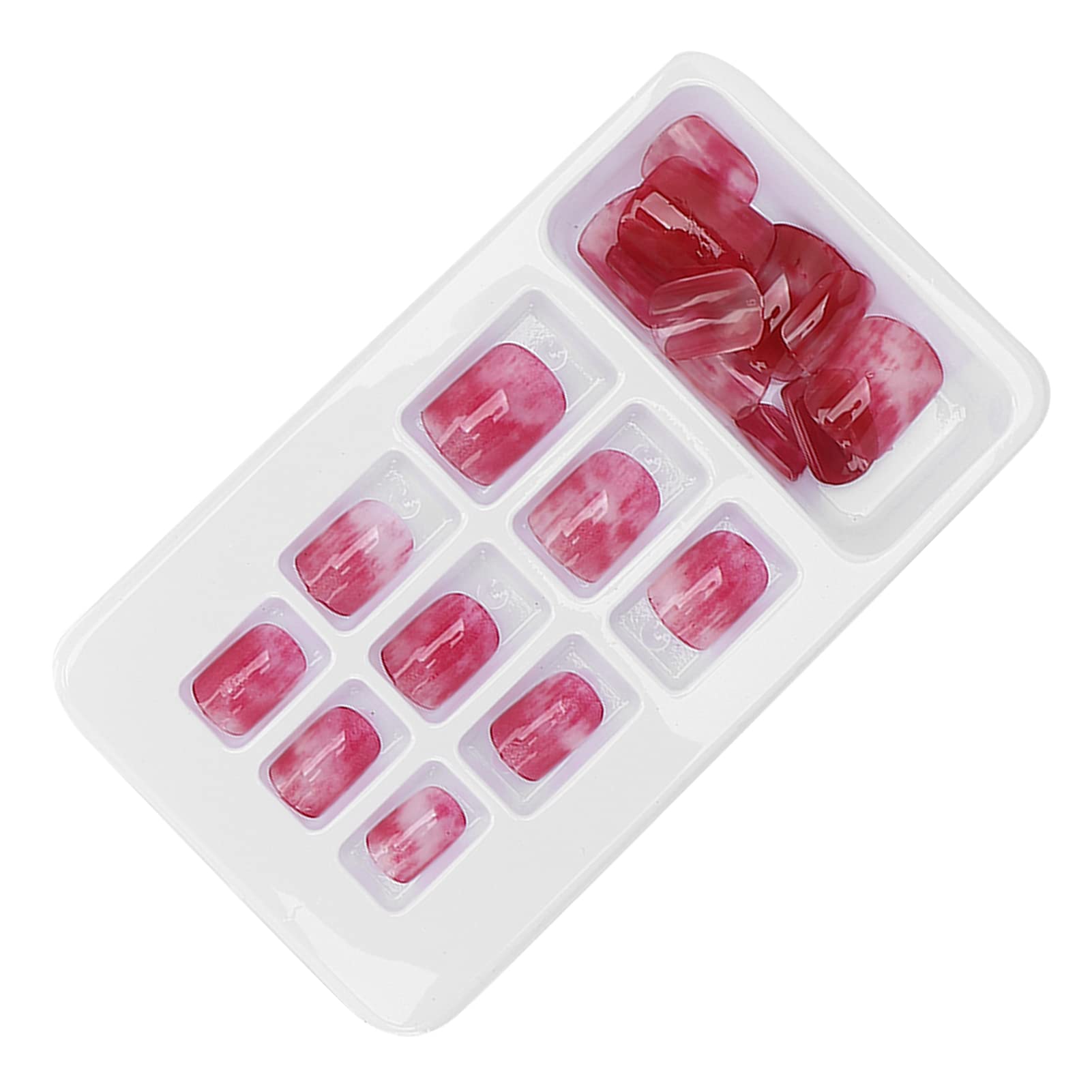 Full Cover False Nails Tips - 24pcs Press On Nails Kit with 12 Sizes | Odorless, Fashionable Artificial Nails for Daily Wear & Dance Parties | Perfect for Salon, Wedding, Date Night & Special Occasions