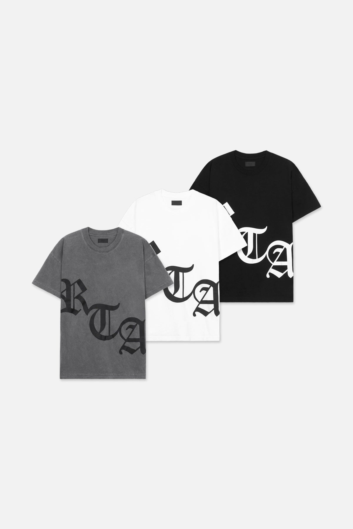COLT 3 Pack T-Shirts for Men with Vintage Old English Logo - Soft Cotton Crew Neck Tees for Casual Wear, Gym & Street Style