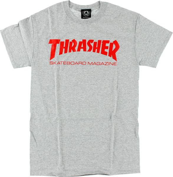 Thrasher Skate Mag T-Shirt - Heather Red | Vintage Skateboard Tee for Men & Women | Perfect for Skateboarding, Streetwear, and Casual Outfits