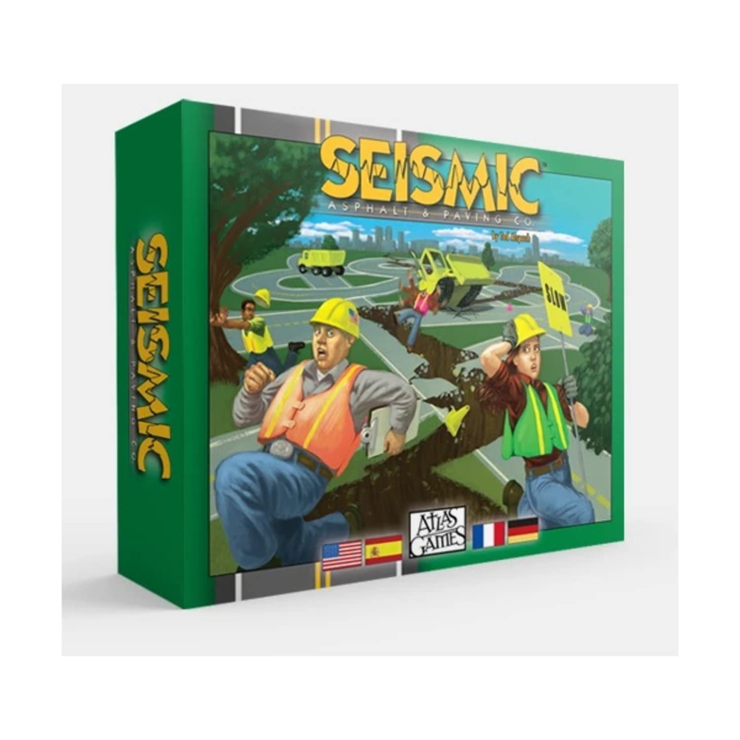 Seismic The San Andreas Tile Game - Fun Earthquake-Themed Strategy Board Game for Family Game Night & Educational STEM Learning