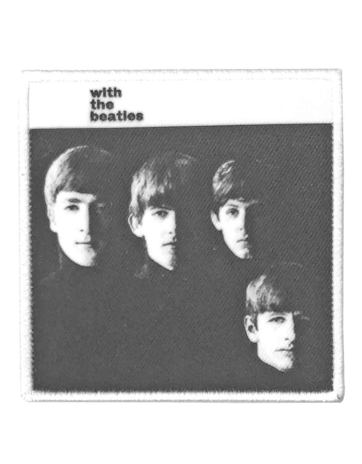 The Beatles Official Black Embroidered Iron-On Patch Album Accessory - Perfect for Jackets, Bags & DIY Crafts