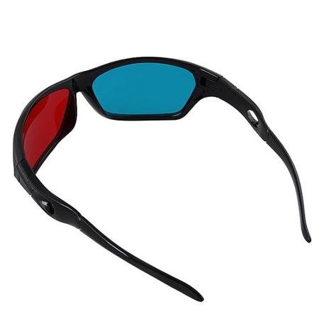 3D Plastic Anaglyph Glasses (Red/Blue) - Right Gear for 3D Movies, Games & VR Experiences | Compatible with 3D TVs & Home Theater Systems