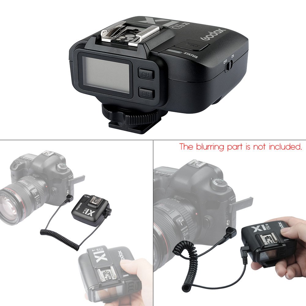 Godox X1R-C 32 Channel TTL Wireless Flash Receiver & Shutter Release for Canon EOS Cameras - 1/8000s Sync Speed, Compatible with X1T-C Transmitter - Perfect for Studio Photography, Wedding & Event Shooting