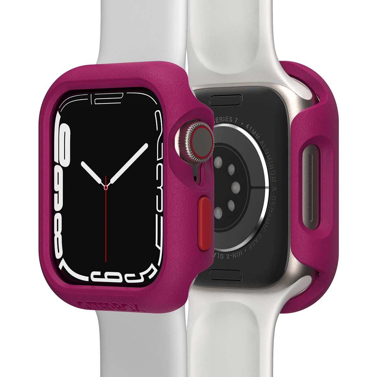 Otterbox Defender Series Case for Apple Watch 7/8 41mm - Strawberry Shortcake Design | Shockproof & Scratch-Resistant Protection | Perfect for Outdoor Activities, Workouts & Daily Wear