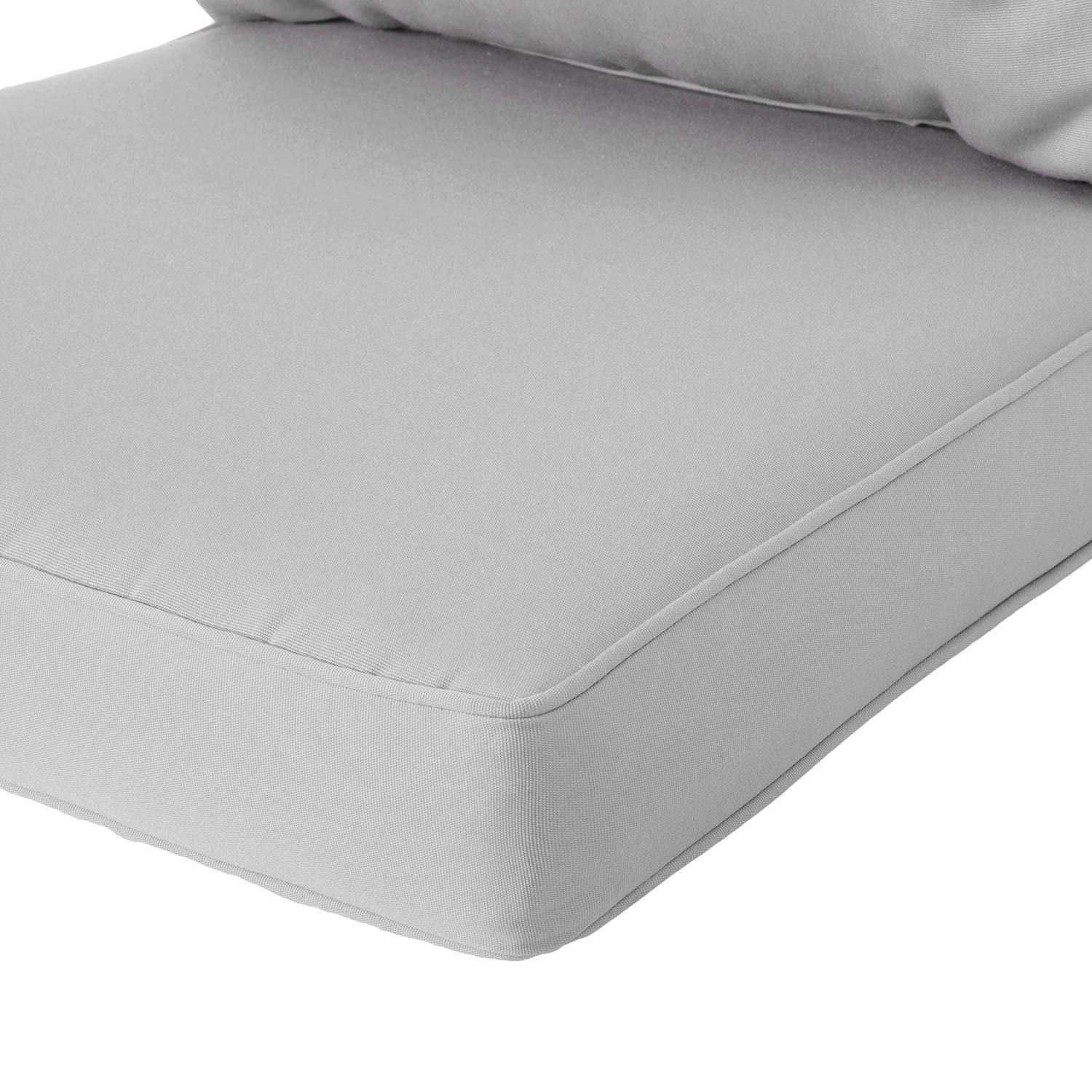 ARTPLAN Waterproof Indoor Outdoor Chair Cushions Set - All Weather Deep Seat & Back Pillows for Patio Furniture - Perfect for Garden, Deck, Poolside & Porch Relaxation