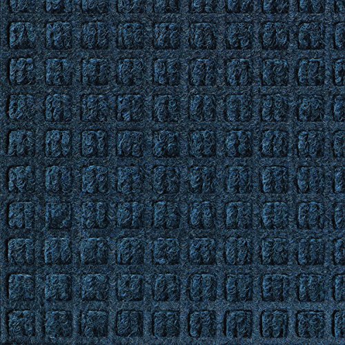 Premium American Floor Mats - Waterhog Fashion Door Mats for Home & Office - Non-Slip Navy Blue 3' x 10' Indoor/Outdoor Rug - Perfect for Entryways, Mudrooms & High Traffic Areas
