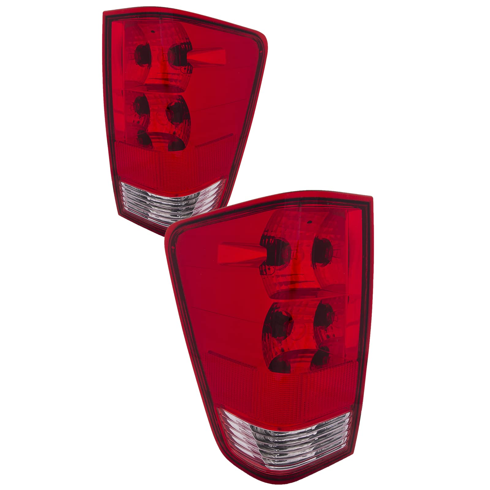 2004-2015 Nissan Titan CAPA Certified Tail Lights with Utility Compartment - Replacement Pair for Improved Visibility & Storage | Perfect for Night Driving, Truck Upgrades & Hauling