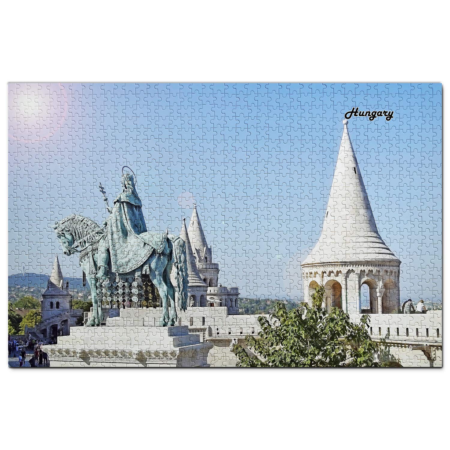 1000 Piece Hungary Budapest Puzzle - Wooden Travel Souvenir Jigsaw for Adults & Teens | Perfect for Home Decor, Gifts & Relaxation