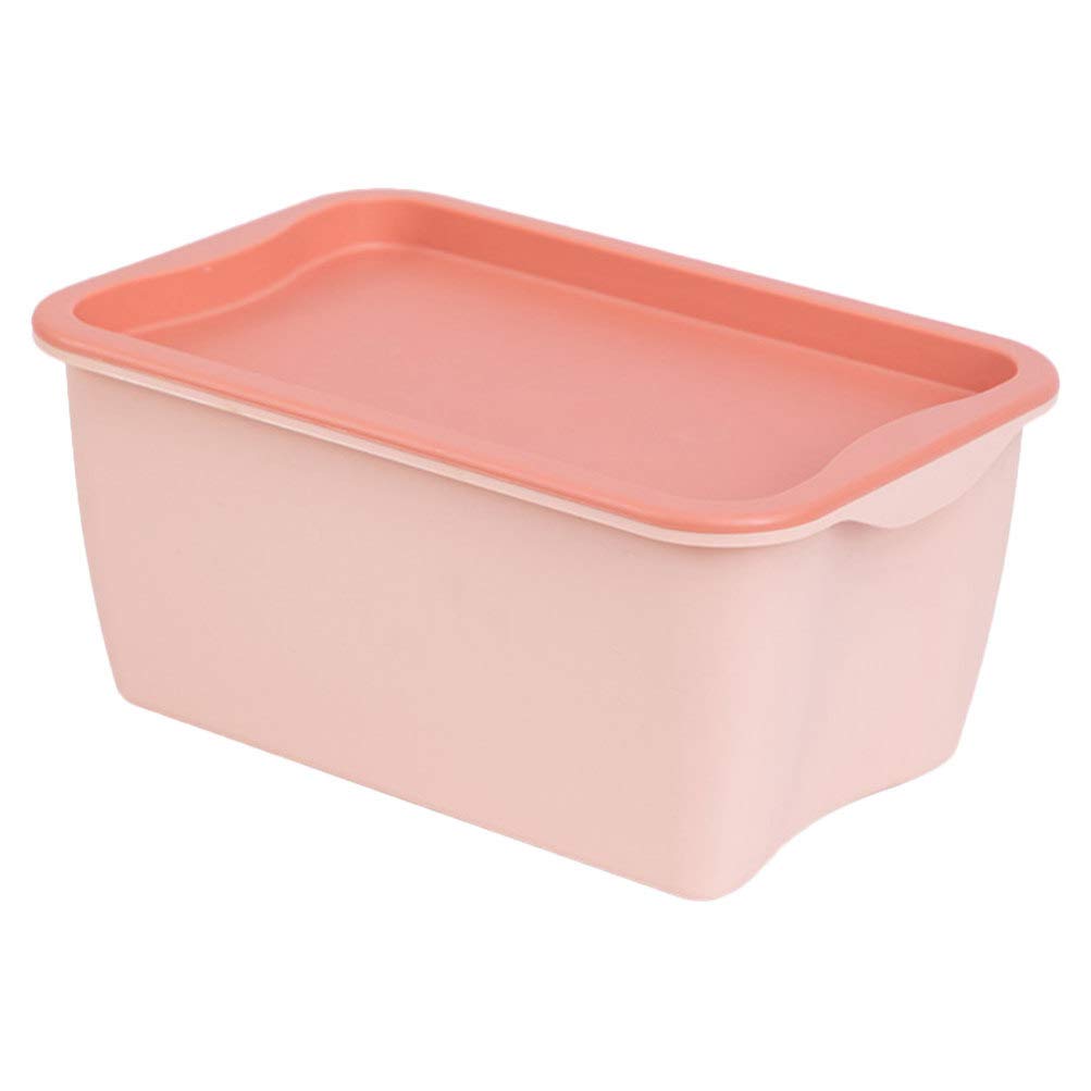 Hemoton Plastic Storage Bins with Drawers - 1PC Organizer Box for Toys, Jewelry, Office Supplies | Desktop & Shelf Storage Solution for Home & Office Organization