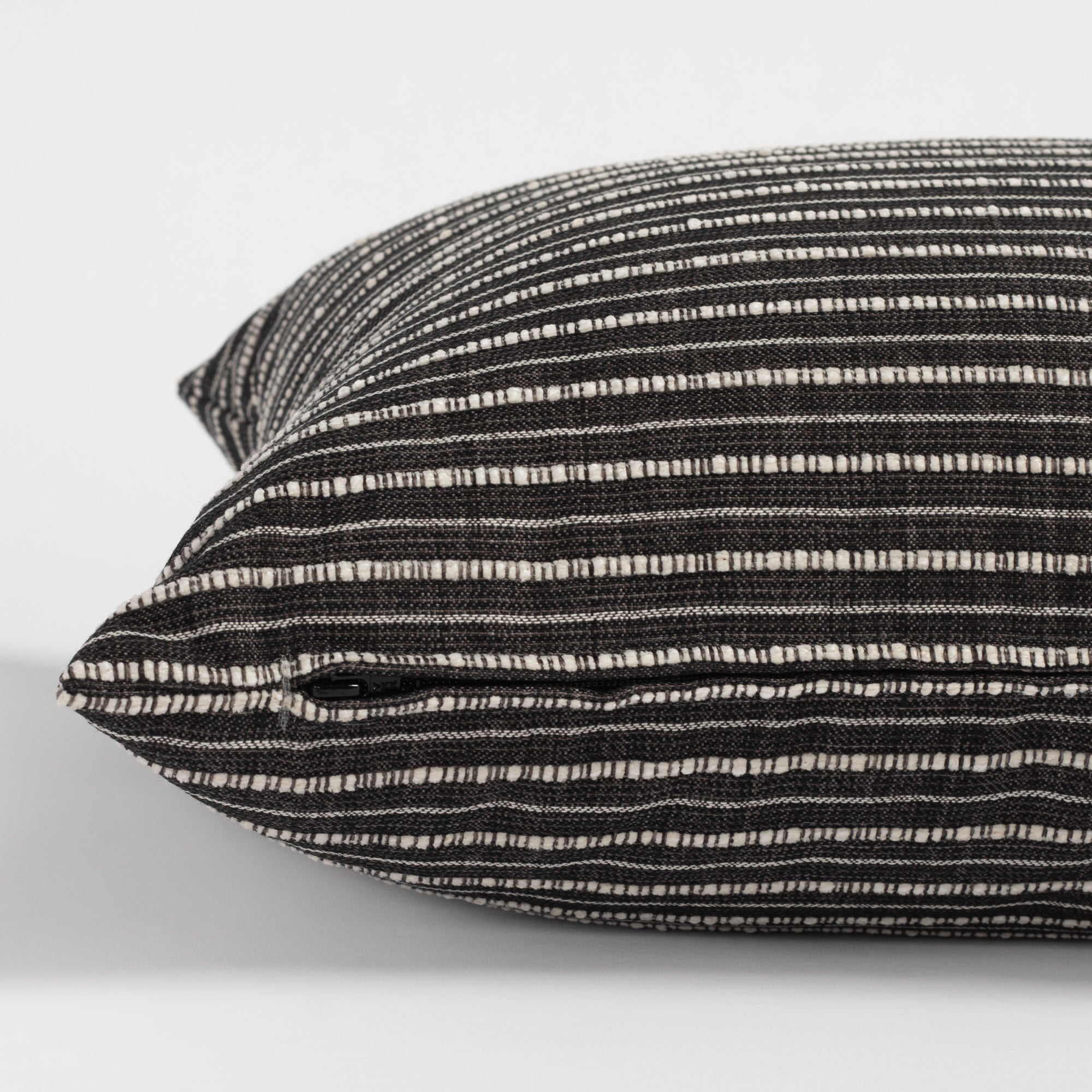 Misto Stripe 16x42 Bolster Pillow - Charcoal Gray Decorative Couch Pillow for Sofa, Bed & Home Decor