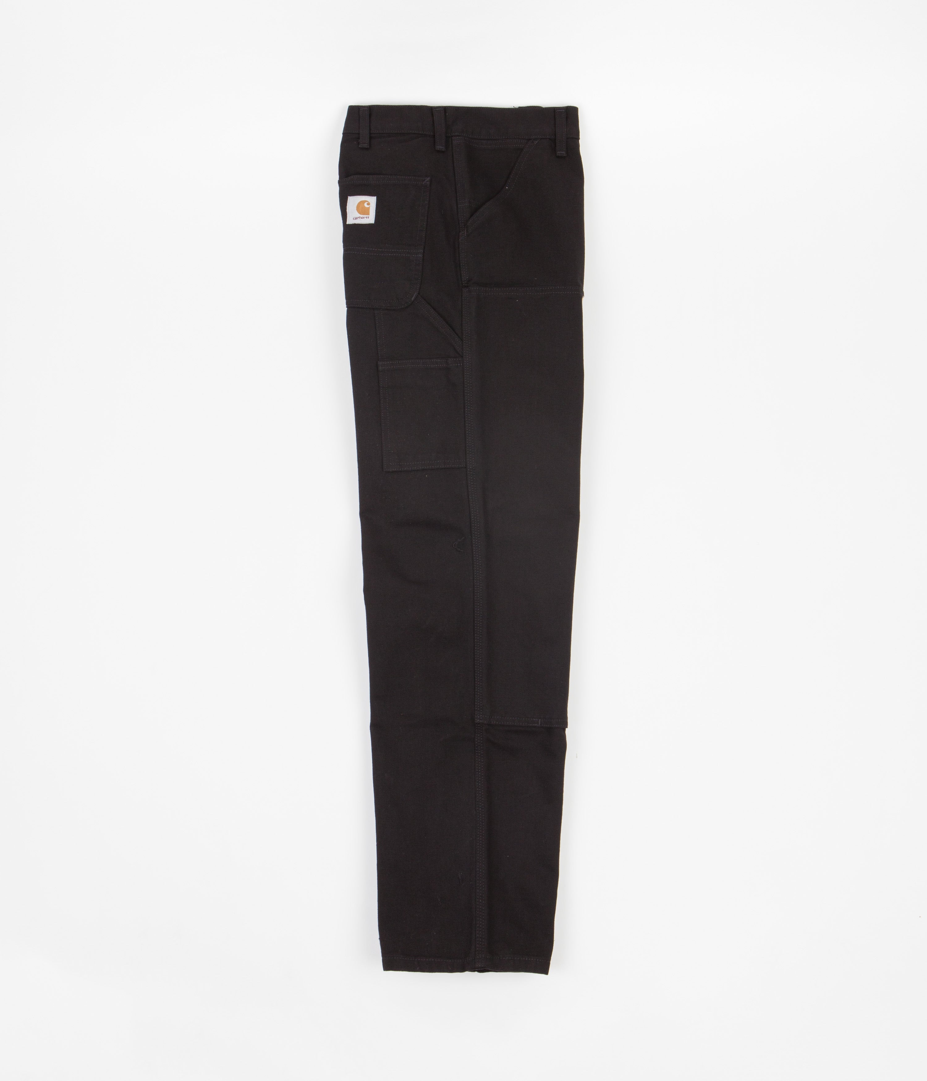 Carhartt Men's Double Knee Work Pants - Durable Black Denim for Construction, Carpentry & Outdoor Workwear