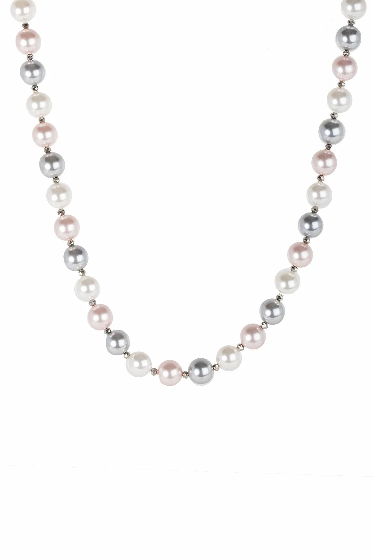 Elegant Multi-Colored Pearl Collar Necklace for Women - Perfect for Weddings, Parties & Special Occasions