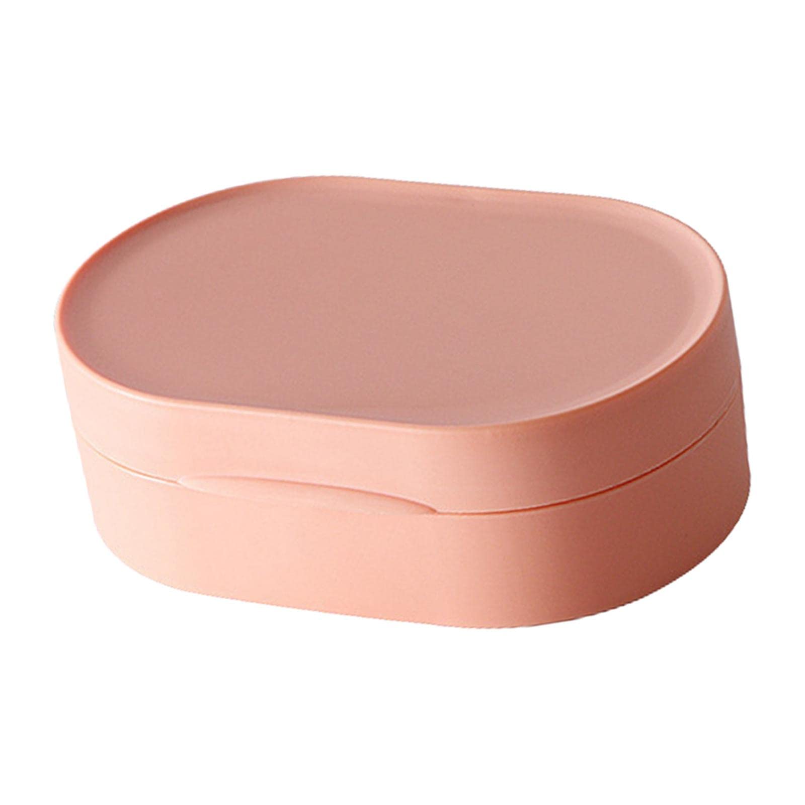 SM SunniMix Travel Soap Box with Lid - Portable Waterproof Soap Holder Container & Storage Dish for Kitchen, Travel, Camping, Outdoor Use - Pink Large Size | Perfect for Hotels, Gym, Backpacking and Daily Hygiene