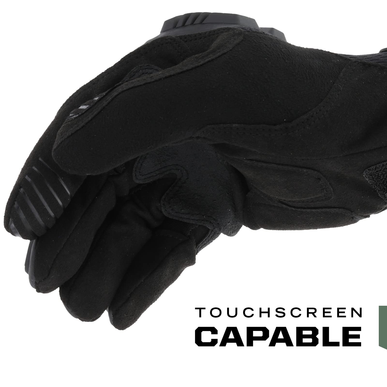 Mechanix Wear M-Pact Covert Tactical Gloves - Secure Fit Touchscreen Safety Gloves for Men with Impact Protection & Vibration Absorption - Ideal for Construction, Shooting, Motorcycling & Outdoor Work (Black, Small)