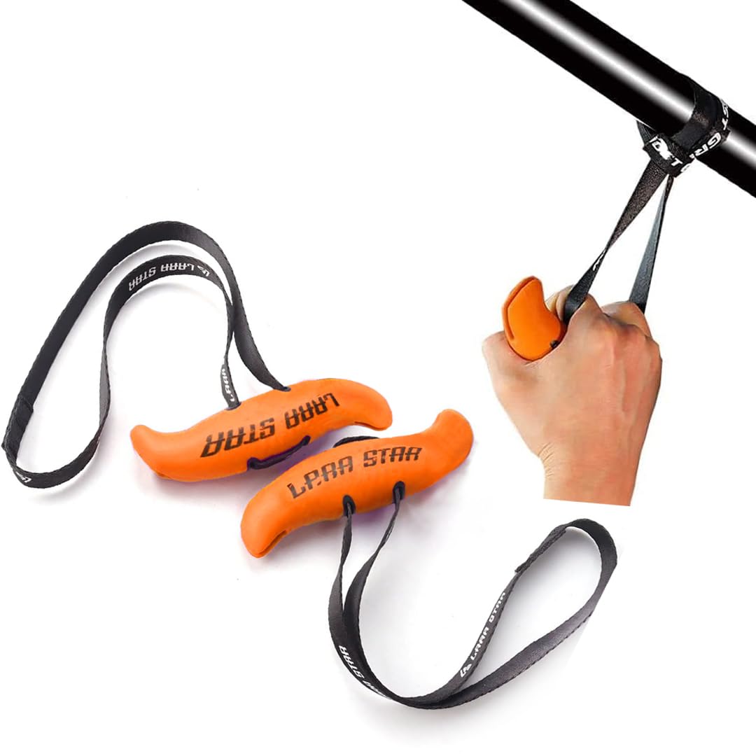 LARA STAR Heavy Duty Pull Up Handles Grips - Fitness Strap & Cable Machine Handles for Strength Training - Durable Sling Trainer for Home Gym, Pull-up Bars, Barbells & Pulling Machines - Perfect for CrossFit, Weightlifting & Functional Training