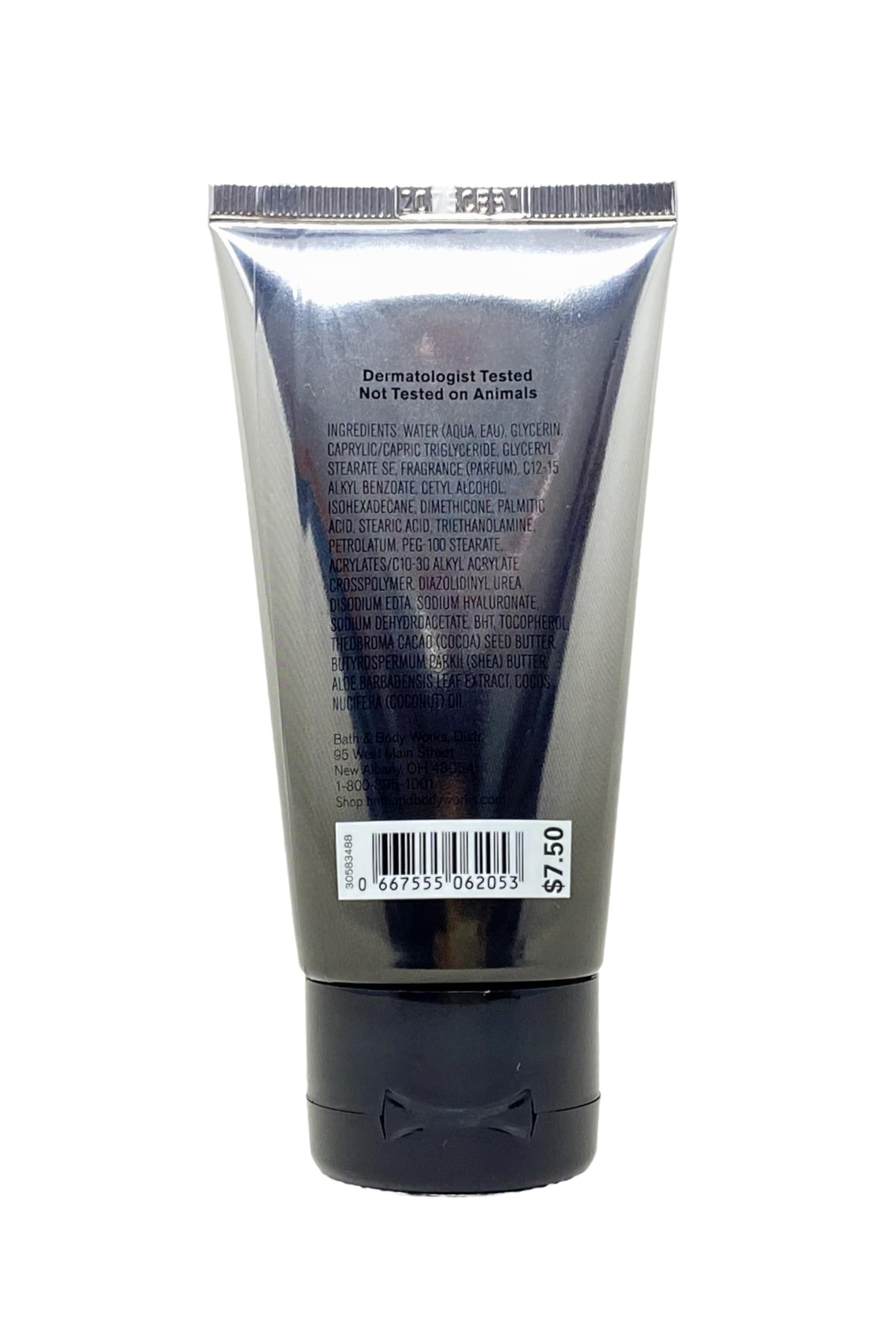 Bath & Body Works Men's Graphite 2-Piece Mini Body Cream Set with Natural Oats Sample Soap - Travel Size Moisturizer for Dry Skin - Perfect for Gym Bag, Office Desk & Weekend Getaways