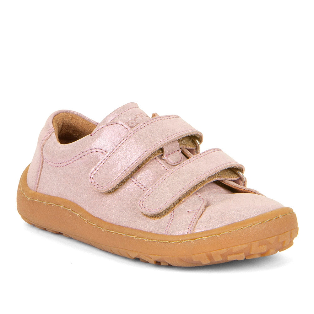 Froddo Girls Barefoot Sneakers - Pink Shine | Lightweight & Flexible Kids Shoes for Active Play, School & Outdoor Adventures