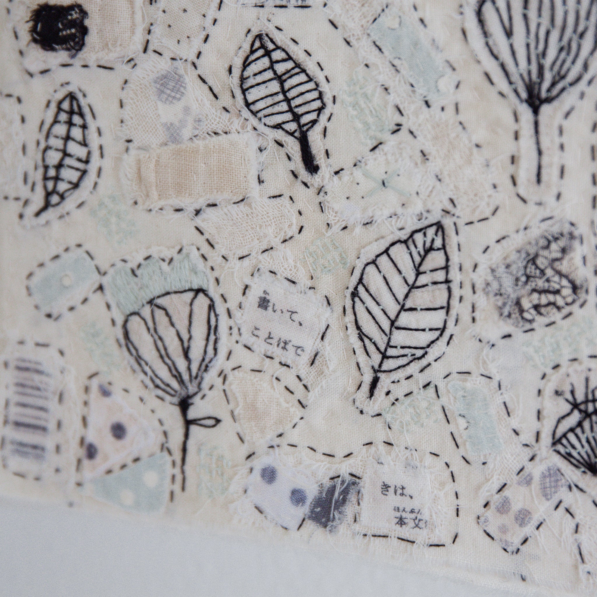Hutch Studio Birds the Word Fabric Art Collection | Handmade Stitched Wall Decor for Home & Office | Perfect for Living Room, Bedroom, and Nursery Decor